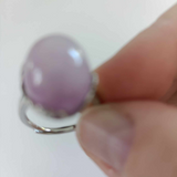 Kunzite 925 Sterling Silver Ring (#4359)